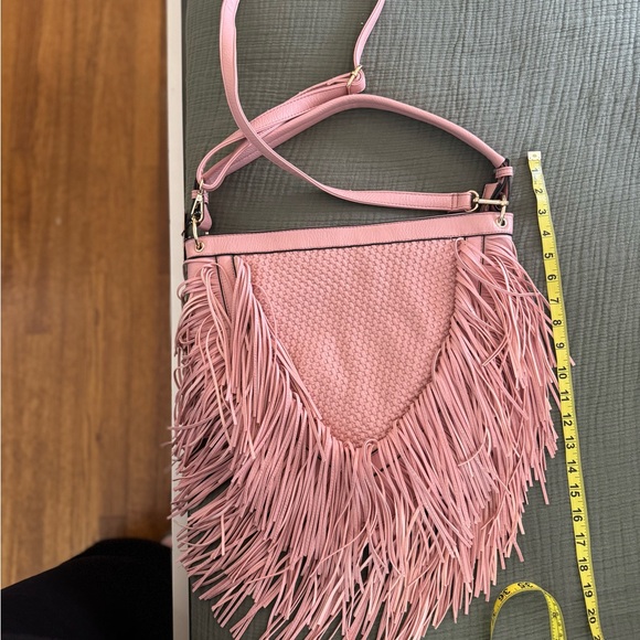 Pink Fringe Shoulder Bag #27 - Picture 3 of 5